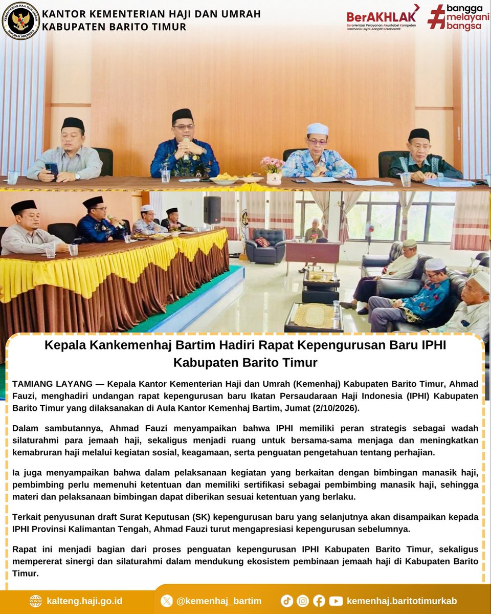 kemenhaj_bartim's tweet photo. IPHI KAB.BARTIM
#iphi #haji https://t.co/TExoOU8BdV
