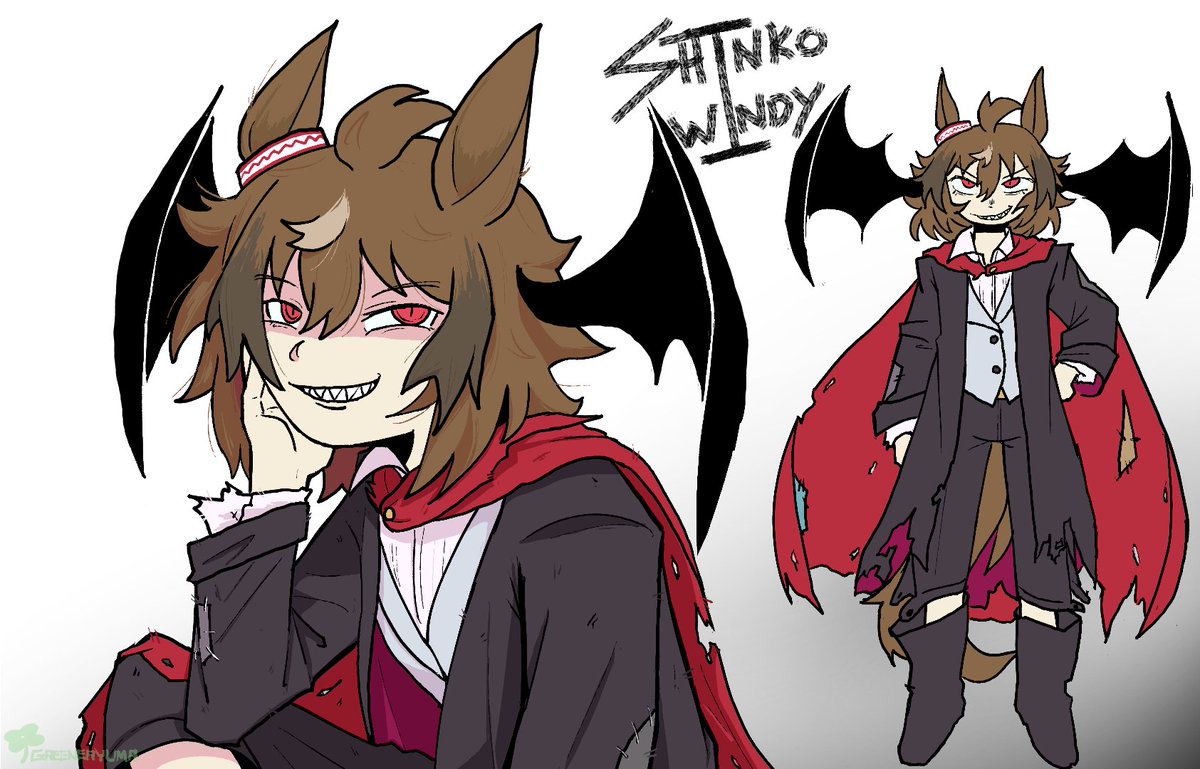 GreeneryUma's tweet photo. Uma Vampires 2 - Shinko Windy https://t.co/ONqo6L0jhV