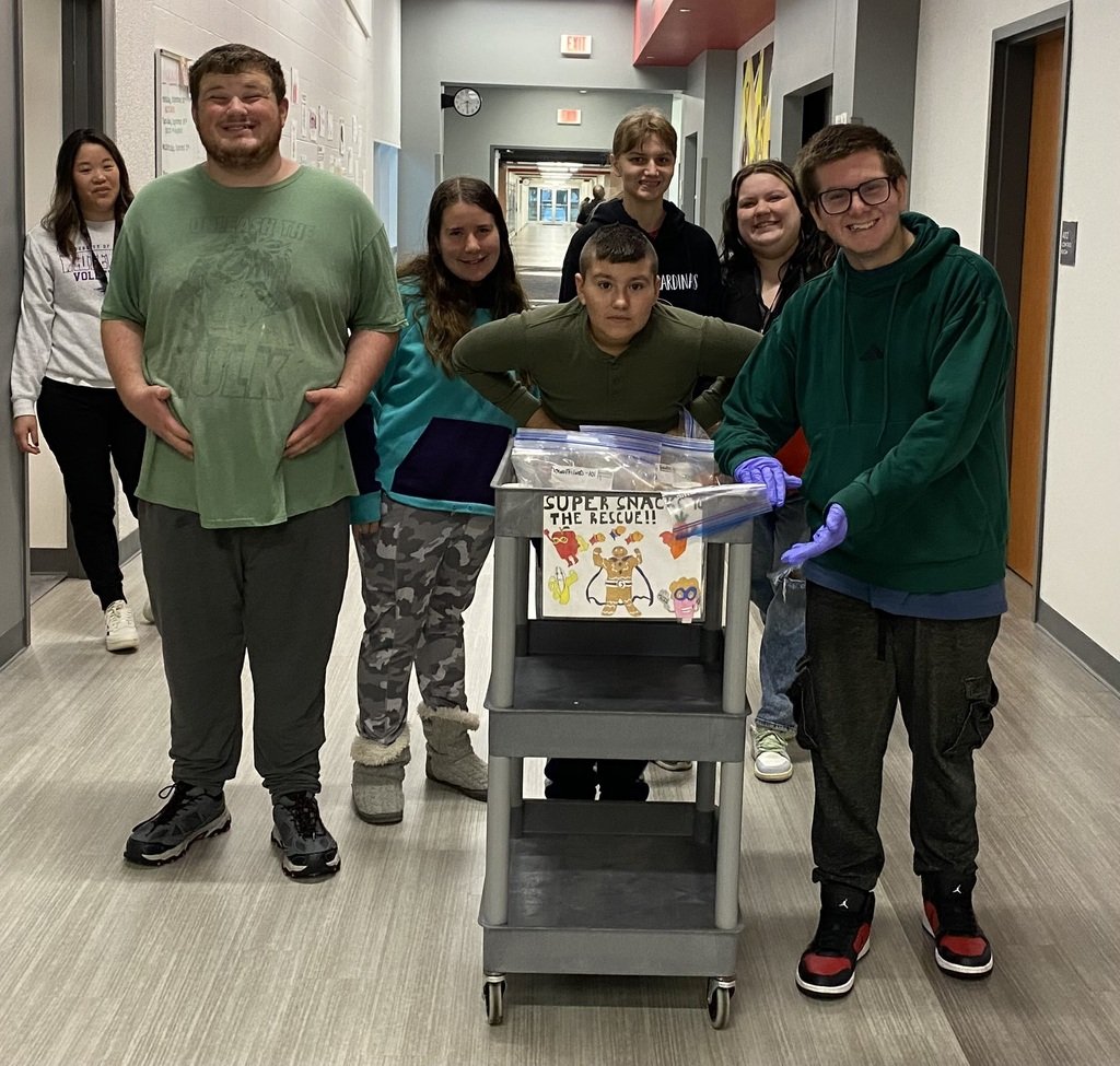 MayvilleSD1's tweet photo. Super Snacks were delivered to staff today! Super Snacks is a new program at MHS that is completely student run. The kids do the menu planning, take the orders, and then create and deliver throughout the week! #mayvillecardinals #mayvilleschools #cardinalpride https://t.co/i8hE3R5fdR