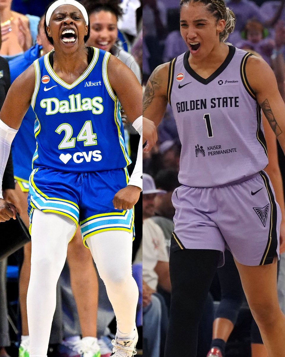 ESPNInsights's tweet photo. Could the WNBA’s top two seeds BOTH be out in the first round? 👀

ESPN Analytics gives Golden State a 73% chance to win and advance tonight.

With a win, Dallas would become just the fifth team to reach the semifinals or conference finals a year after finishing with the worst record, per Elias Sports Bureau.