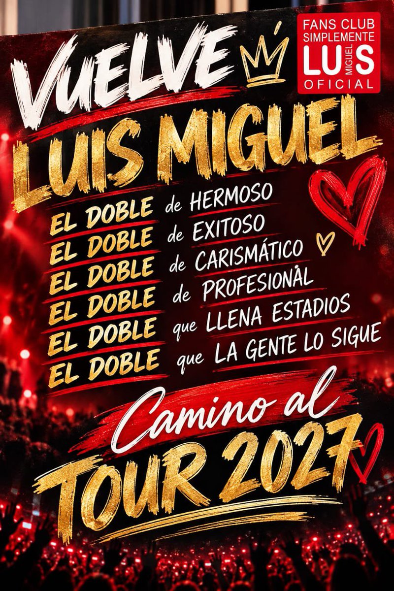 SimplementeLM's tweet photo. Dicen que se viene el doble!!😂😂😂 Que opinas ?? @fenix_latam @LMXLM #LuisMiguel #Micky #LuisMiguel2027 #Humor #LaBandaDelRojo @qualitycenterok https://t.co/9BlT8xwnSU