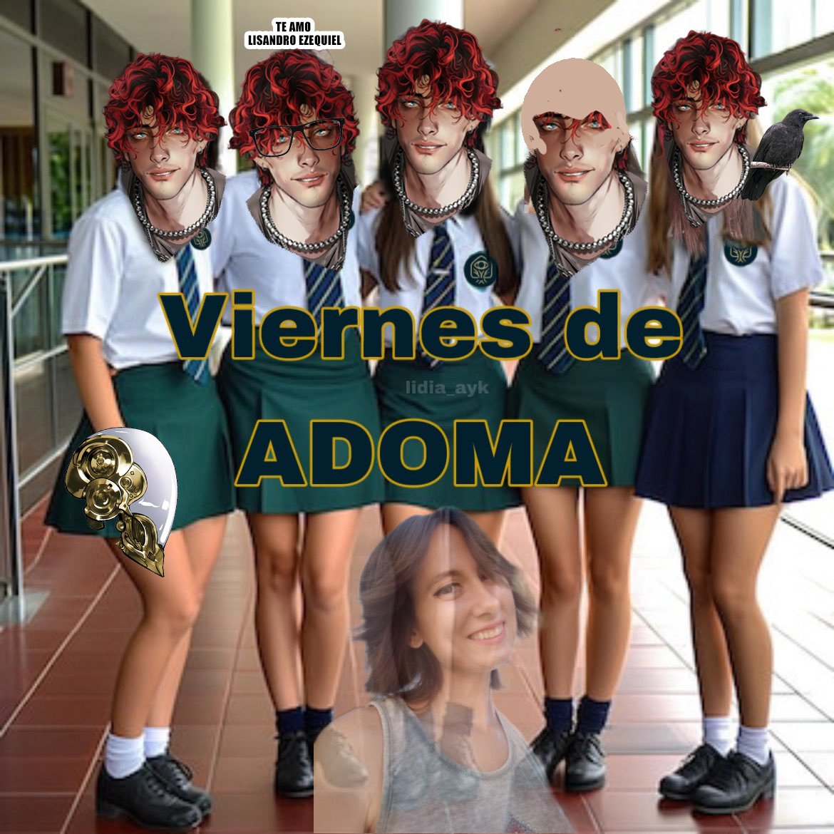 archekud's tweet photo. BUENOS DÍAS hoy es #ViernesDeADOMA y me robe la img que usan para promocionar los viernes de adoma pero lo edite para la ocasión xDD

Suerte a todos los pilares <3 @Reah_Ofi 

#ADOMA https://t.co/ua7gI9CyNn