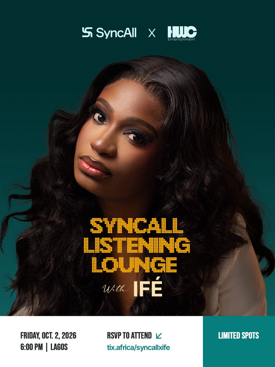 SyncAllMusic's tweet photo. We’re outside today with @Ife_musiq 

RSVP HERE👇
https://t.co/vLfqVbaFSE https://t.co/ok4WNwLKkd