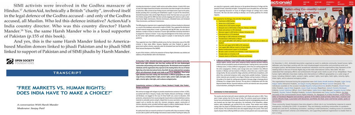 IamTheStory__'s tweet photo. ActionAid headed by Shabana Azmi has been one of the biggest supporters and funders of illegal Rohingya settlements in India.
That sums up her entire agenda. https://t.co/ex8HlCvDQi