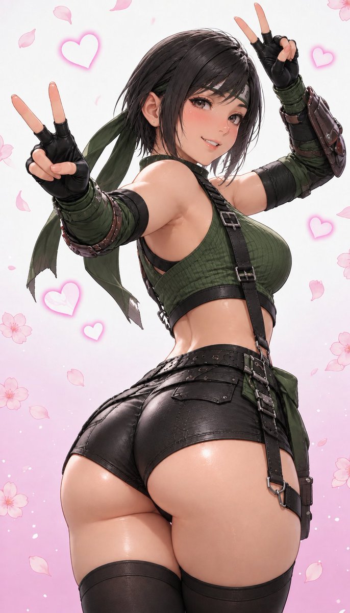 RedBeard420Sir's tweet photo. Yuffie needs some love #Yuffie #FFVII #FinalFantasy #Cutie https://t.co/OJNLba96L3