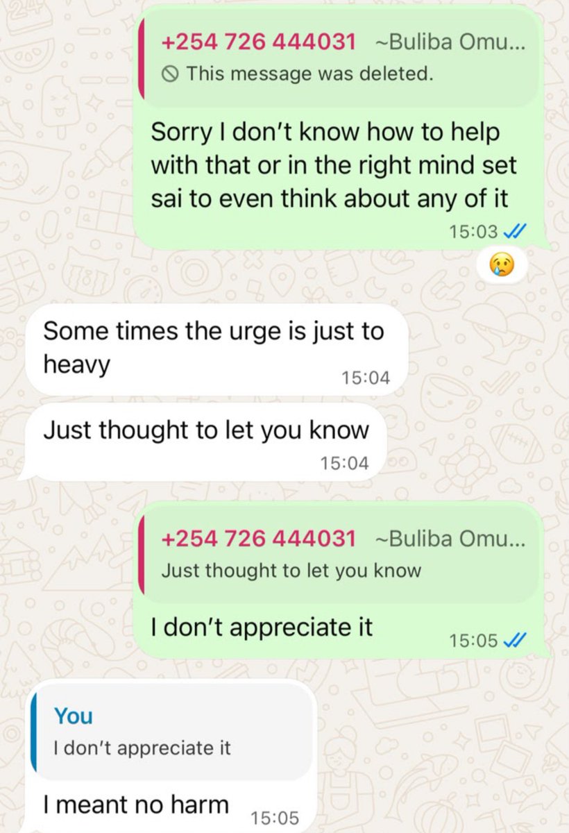 tea2angel's tweet photo. I’m done complaining and no action is taken from Kplc agents asking for bribe after tampering na my meter to them sexually harassing me. Im not getting any help from you guys after a whole month of calling. He asked for bribe now ni sexual harassment
Please help
@KenyaPower_Care https://t.co/ipGyrQwZZS