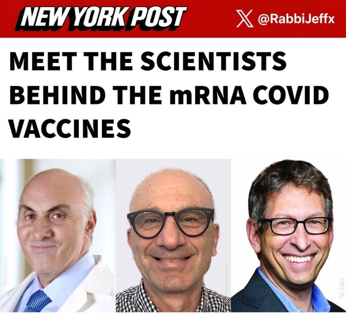 Leonardaisfunny's tweet photo. They literally have the physiognomy of evil mad scientists. Do you understand how mind-raped you have to be to take ANYTHING from people who look like this? https://t.co/OcXccEVvsO