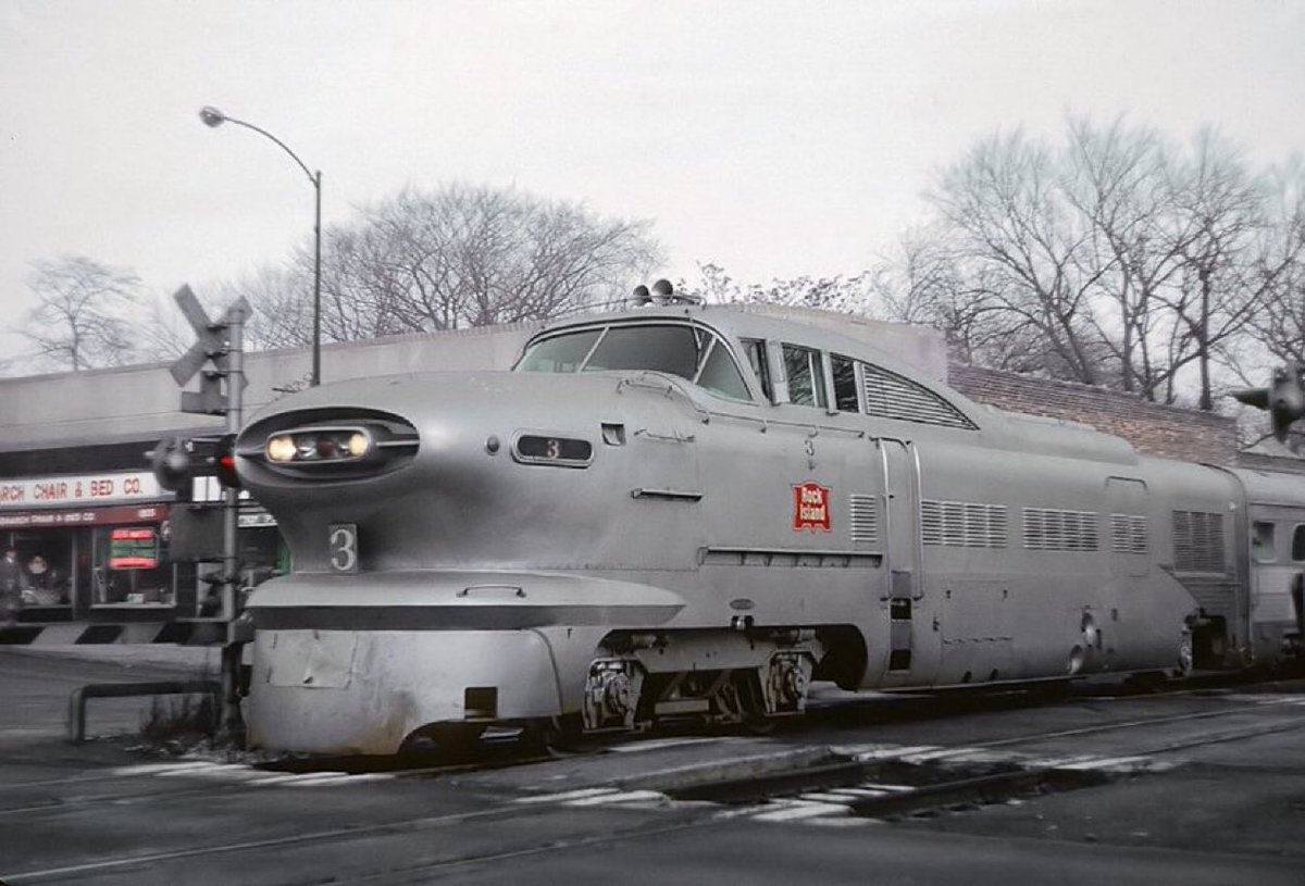 SantaFeAlways's tweet photo. CRI&amp;P 3
Beverly Branch
Chicago IL.
December 31, 1964

Roger Puta Collection 
Description by Marty Bernard 
Public Domain 🇺🇸 https://t.co/DhgSARclM5