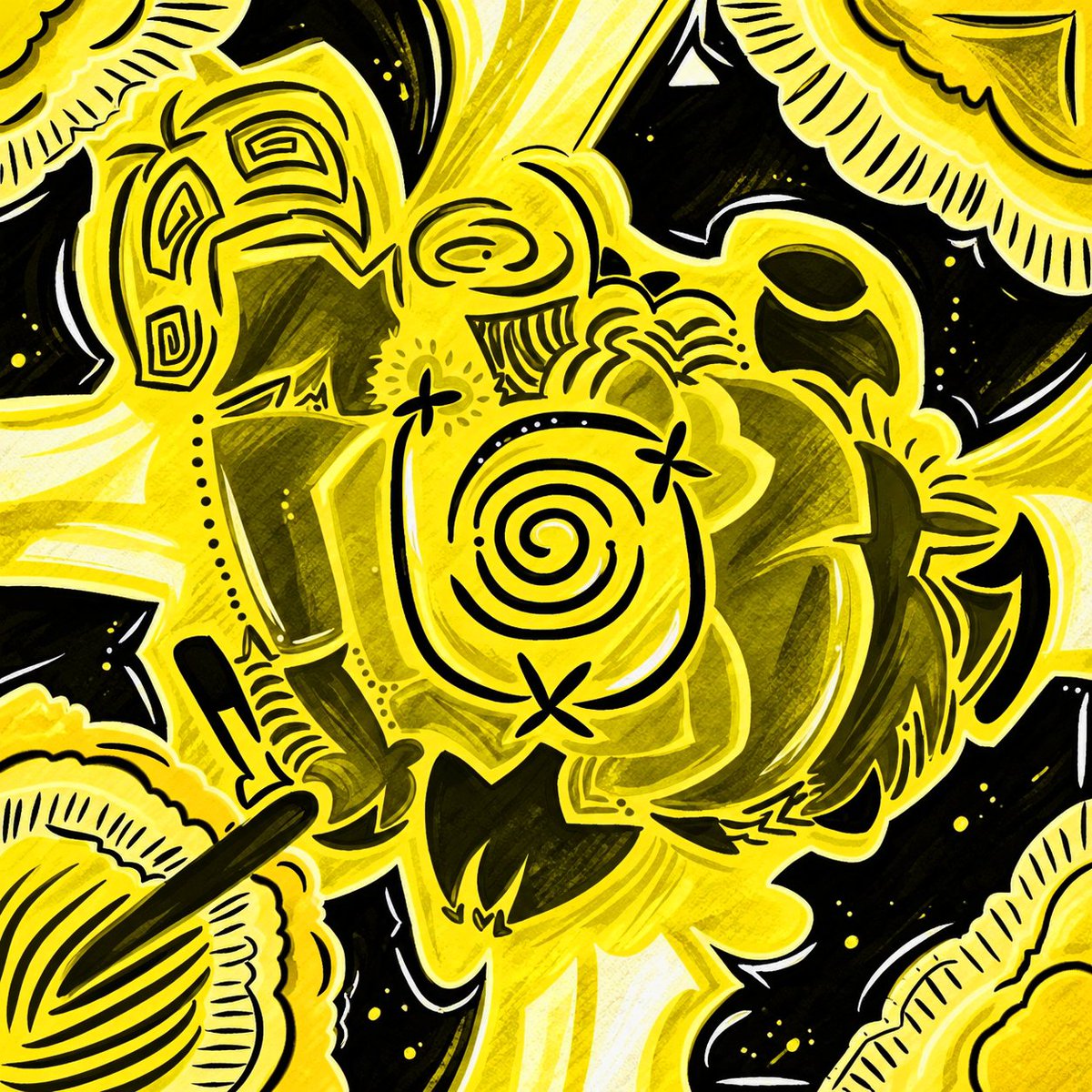 pardiskev's tweet photo. @CyberMonkSt @objktcom The yellow one : Life in Beautiful Turns 
Price : 75 $XTZ 
https://t.co/NOXbDhR7Hz

The green one : Traces of Life
Price : 75 $XTZ
https://t.co/3G6Ran8zcU

You can check out my work on my profile too, and if something catches your eye, my NFTs are available on Objkt💙 https://t.co/a2AvuG9KoD