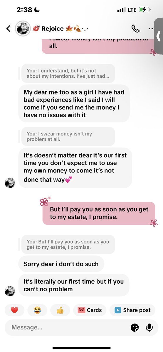 forever004j's tweet photo. The rest of the chat😂 and na fine babe oo make una go text her jare 😂 her WhatsApp number dey there.  😁😂 https://t.co/lSbMp5iosc
