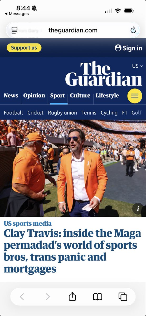 ClayTravis's tweet photo. There’s evidently a 5k word hit piece up on me today at this left wing site. Couple of thoughts: 1. Solid picture. This jacket really is elite. 2. I got bored halfway through and stopped reading. https://t.co/YLEnJEbZF6