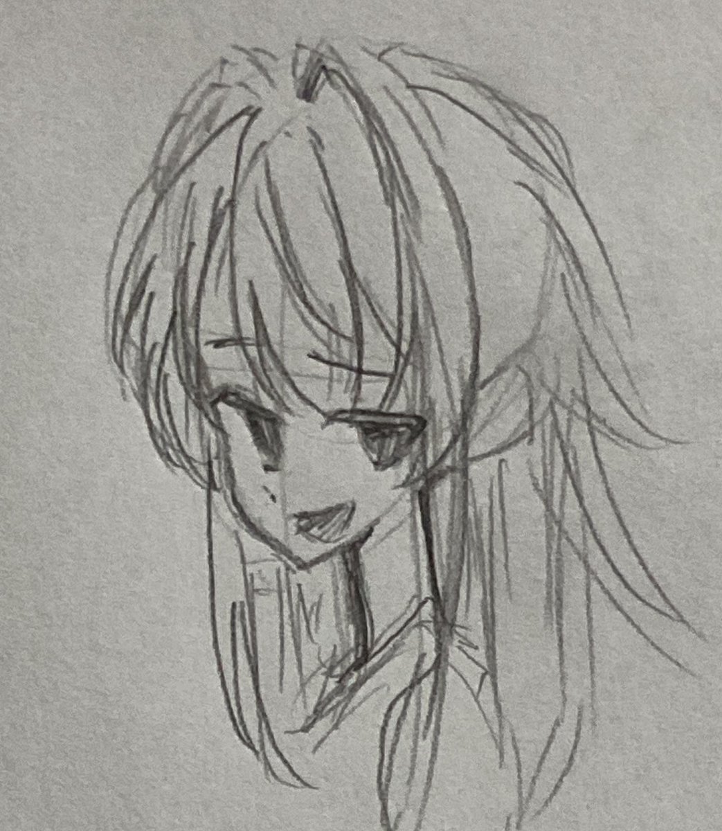 uraurasettei's tweet photo. 久しぶりにアナログで描いたらだいぶマシになってた https://t.co/94nqHleV9k