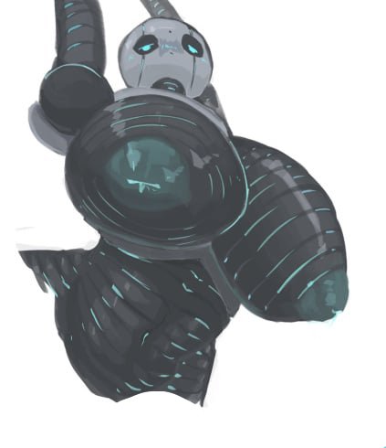 RoboReaguen's tweet photo. Oh!~ pequeño pervertidooo~ que haces espiando a mami mientras lava sus placas reforzadas?~ https://t.co/3DNzQLCXws