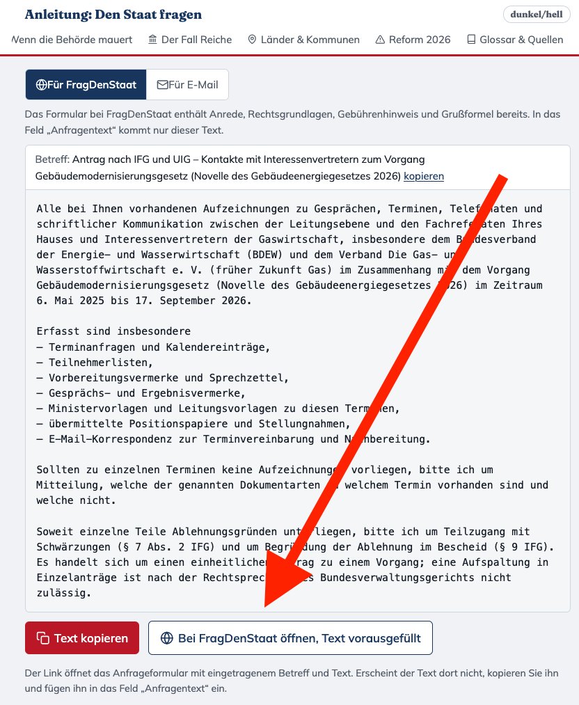 42tw1tter1sd3ad's tweet photo. So Freunde,
Ihr wollt KathErina (das E steht für EON, Erdgas und Erdöl) Reiche so richtig auf den Sack gehen???

Dann haben @DerClue und ich was für euch.
Ihr könnt eine kleine Anfrage an das @bmwe stellen zu ihren Gaslobbytreffen. Dafür haben eine kleines Tool vorbereitet.

Dafür müsst ihr nur auf den folgenden Link klicken, den markierten Button klicken und euch bei Frag den Staat anmelden. Das wars.

Alles andere haben wir für euch übernommen. Ziel ist es so viele Anfragen wie möglich zu stellen, denn euch alle interessiert doch brennend was Frau Reiche so verdeckt gemacht hat oder?

Also helft mit in dem ihr 1) die Anfrage stellt und 2) diesen Tweet teilt. Danke für eure Mithilfe.

Hier gehts lang:
https://t.co/FY4R6bSHjn

PS: Alternative Anfragewege und worum es geht findet ihr auch auf der Seite.