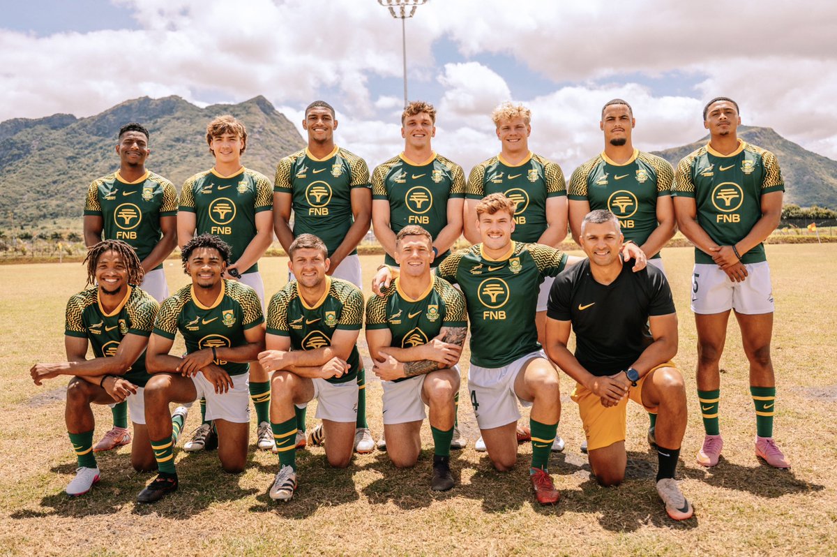 Image for the Tweet beginning: 🇿🇦🔥 The Blitzboks are locked