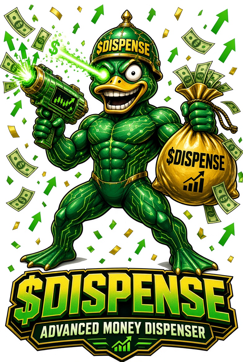 AMD_Dynamics's tweet photo. Green candles only! The counter-play to market meltdowns is live. 📈💵
Introducing $DISPENSE — Advanced Money Dispenser by Advanced Money Dynamics (AMD).
Money printer activated. Built for green-day bulls. 💸💥
📜 CA: 0x06aDC8fD4F3eC9850e70c584579Df5eaf7ddcBA3
#DISPENSE #AMD https://t.co/gzGBKoy6O9