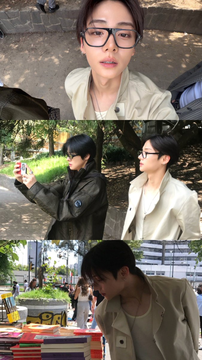 LoveAtHaem's tweet photo. #SANGWON in Mexico 🇲🇽

☕️cafe         📚 library        🌳 walk https://t.co/U7NSFB9WHC