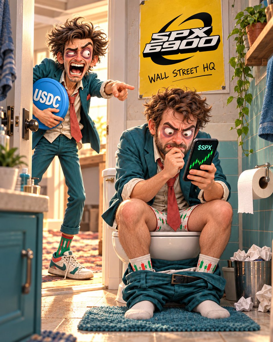 BornUnstable's tweet photo. $SPX holders say “we’re replacing the stock market.”

You’re refreshing a chart on the toilet, mate.

Wipe your arse before you overthrow Wall Street.

— Stan

@BornUnstable @spx6900 https://t.co/XXy2UA0UBQ