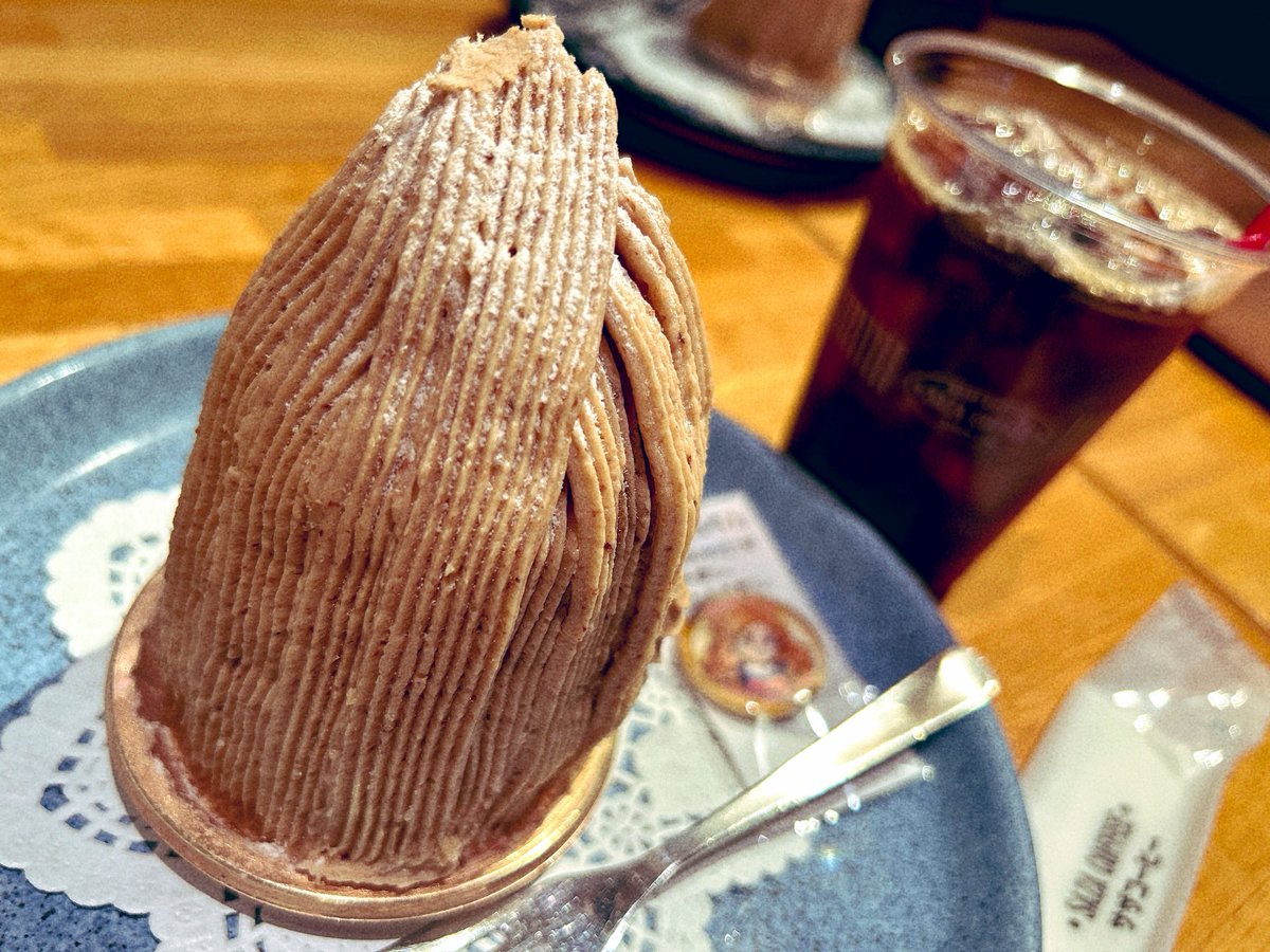Moriya_3103's tweet photo. #プレイバックガルパン マリー様も西隊長たちも、いろいろすごいし好きだなぁがいっぱいの『最終章』第2話✨

そういえば！以前私もプライベートで大洗へ行った時、憧れの"マリー様のモンブランケーキ"をいただいたのです🤤
至福でした( ˘ω˘ )✨ https://t.co/LpbvBTrYWl