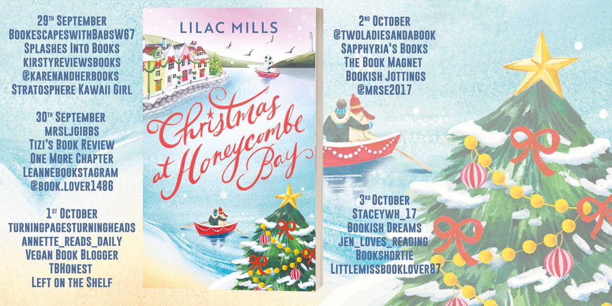 thebookmagnet's tweet photo. It’s my stop on the @rararesources #BlogTour for #ChristmasAtHoneycombeBay by @LilacMills 🎄 

Visit my blog to read my full review of this fabulous book:
https://t.co/ONqH2T66n5 https://t.co/q3EbzJisd2