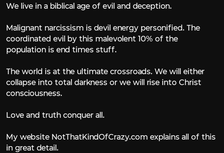 matchboxsign369's tweet photo. @karenmitchell__ The entire "mental illness" narrative is horseshit. Visit my website on how I tear apart the "science" that supports our current and erroneous mental health narrative. 

https://t.co/3DsDjyg4cn https://t.co/hfwfPvxMaj