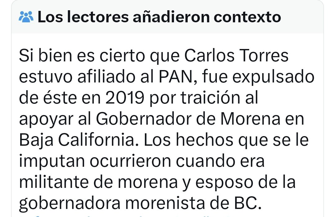FarroRobot's tweet photo. Ya le pusieron su nota de la comunidad al corrupto de Jenare @jenarovillamil por andar negando que el esposo de la narcogobernadora Marina del Pilar hizo sus tranzas cuando era de Morena.

La mejor red social 👏 https://t.co/lpofr8cV99