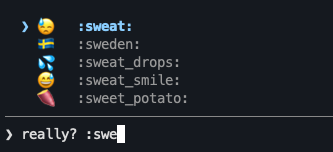 maybeprolly's tweet photo. Life changing discovery: cc supports emoji input https://t.co/HFahVYNbtr