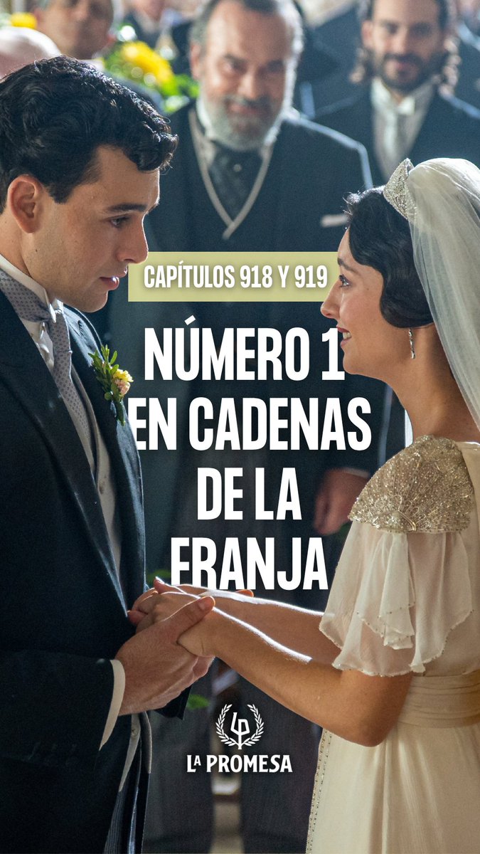 BambuProdu's tweet photo. 💍🔥 La boda de Ángela y Curro fue TODO un acontecimiento.

El especial de #LaPromesa en @La1_tve reunió el miércoles a 2.254.000 espectadores únicos y con un 16,7% de cuota de pantalla.

Un dato que se tradujo en un LIDERAZGO ABSOLUTO en su franja de emisión 🏆

#ImparablesRTVE https://t.co/oJHTT8kCda
