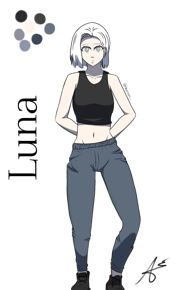 Albenion_'s tweet photo. @Kumii_Cake I want, this is the first official art of my OC Luna, an blind albino girl https://t.co/WIcROLvb5k