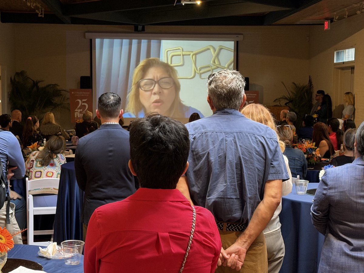 JanieLopezForTX's tweet photo. Team Janie Lopez was proud to participate in the UTHealth Houston School of Public Health celebration 25 years of serving the Rio Grande Valley anniversary reception. It was at the historic Alonso Building in downtown Brownsville, a beautiful location!
#HD37 #Brownsville https://t.co/E3TFbvwcmp