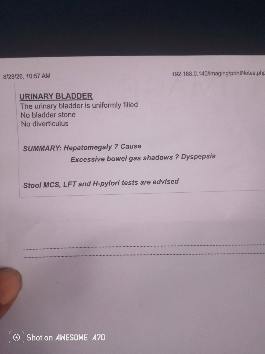 Bhiggfazzy's tweet photo. @RayhanTreader See the scan I did 
You can see liver enlargement there, that's even least of the issue I don't even have money to continue with the rest of the test I was told to continue. I'll do more test on Monday https://t.co/VHtEsvH8bm