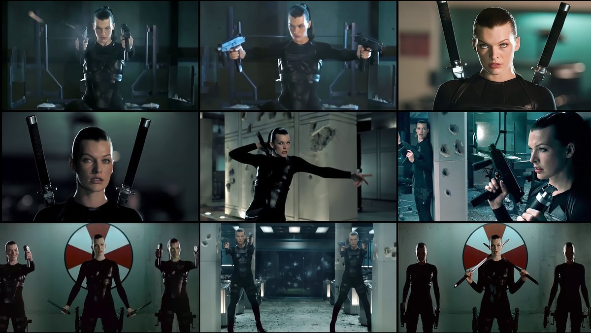 RE_residentevil's tweet photo. Ei, garotos, isso é jeito de tratar uma dama?
Se uma Alice já causa danos, imagina várias! https://t.co/eJwGpMYzaZ