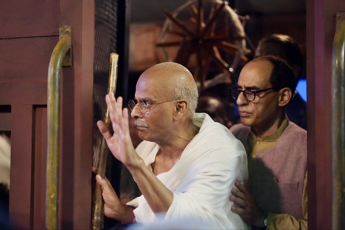 IAmSudhirMishra's tweet photo. I'm making a film on Gandhi . About a time in his life that few understand but I am not a hagiographer, nor am I making this film simply because my mother told me to. Gandhi was a man who could not leave himself alone. He listened to his critics: not as a courtesy, but as a man listens when he fears the critic may be right. He used what he heard to become someone he had not been. Think what you like of him. There has been almost no one like him.
What you will be watching is not a saint. That is the lie we tell so that we may sit still, and the sitting still is the crime. What you are watching is a man coming apart in public and refusing the mercy of doing it in private: furious, and not with the enemy. That would have been too simple, but with his own, the people he had carried and who had carried him, who had learned every word of his language and not one syllable of what the words were for. He had given them a vocabulary. They had made of it a career. Most chose comfort, or despair, which is only comfort dressed in black. He wrenched himself out of both. He never said his was the only road .
