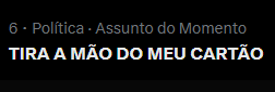 GayerGus's tweet photo. TIRA A MÃO DO MEU CARTÃO https://t.co/9y5ZlEOWsV