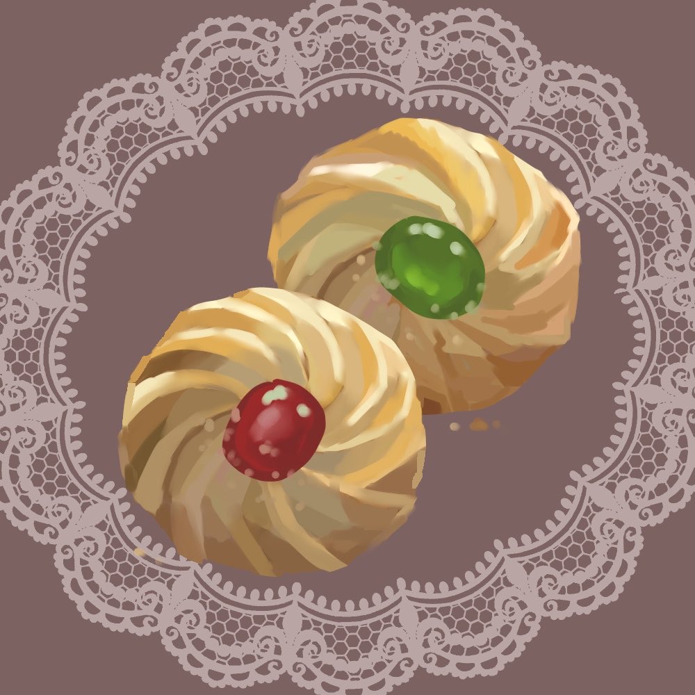 drdrdry_eye's tweet photo. なにかしらお絵描き100日チャレンジ
10日目　ドレンチェリークッキー https://t.co/UWx01l8UeV