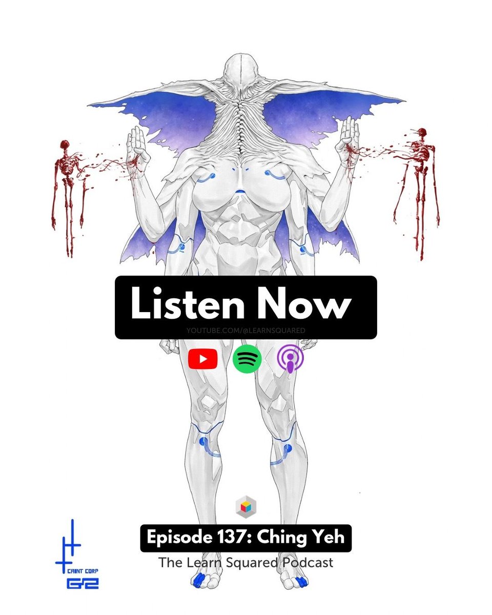 learnsquared's tweet photo. THE WORLD OF AA with Ching Yeh | EP 137 - The Learn Squared Podcast Available Now at
https://t.co/jhDFE9n33z

Also Available on Spotify, Apple &amp; YouTube
-
#learnsquared #learnsquaredpodcast #illustration #chingyeh #conceptartist https://t.co/vgiNVld0lR