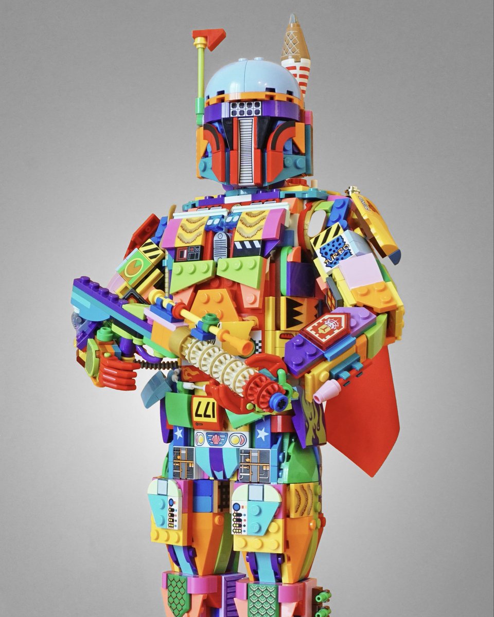 Da2elP's tweet photo. Boba Fett #75455

レゴのボバフェットをカラフルリメイク。
カラフルな色とプリントパーツを吟味してド派手な賞金稼ぎに仕上げました。 https://t.co/skKGETNSCi