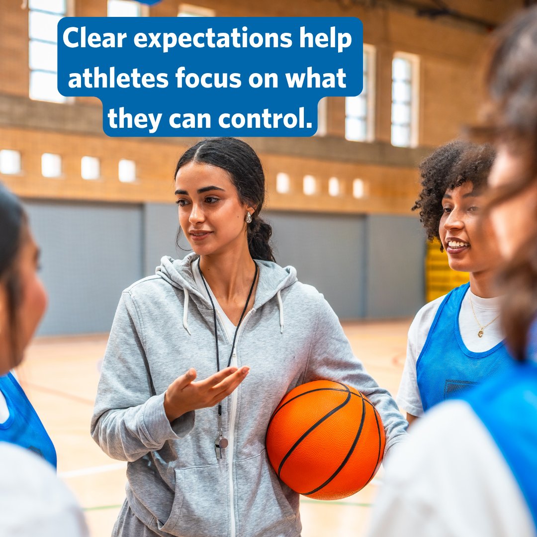 TrueSport's tweet photo. Clear, consistent coaching decisions can be a form of self-care for the whole team, especially when playing time, roster spots, or athlete expectations are involved.

TrueSport Expert and licensed clinical psychologist Dr. Melissa Streno explains how clear expectations, consistent decision-making, and open communication can reduce stress and build trust across a team.

Read: https://t.co/1O4HGEQykN

#TrueSport #Coaching #SelfCare #AthleteMentalWellness #YouthSports