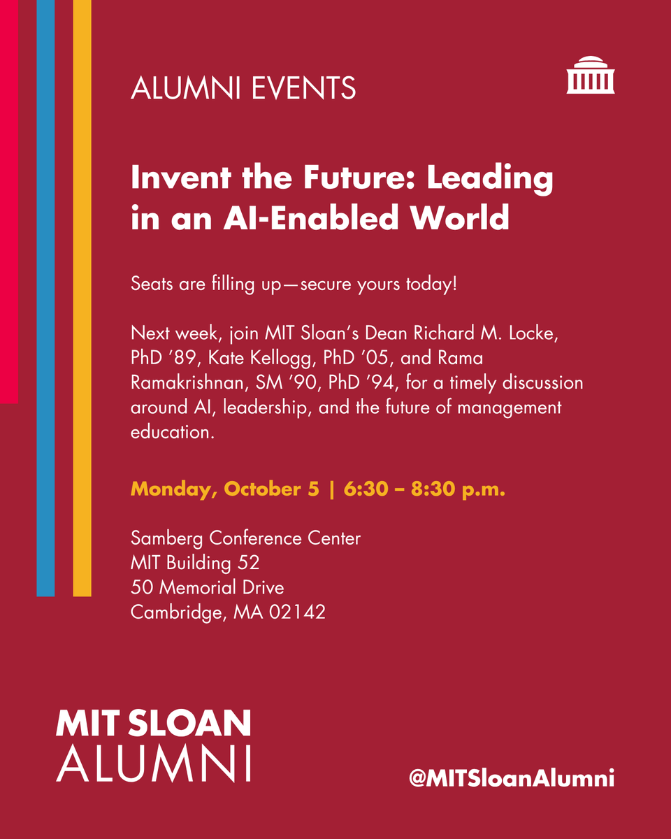 MITSloanAlumni tweet picture
