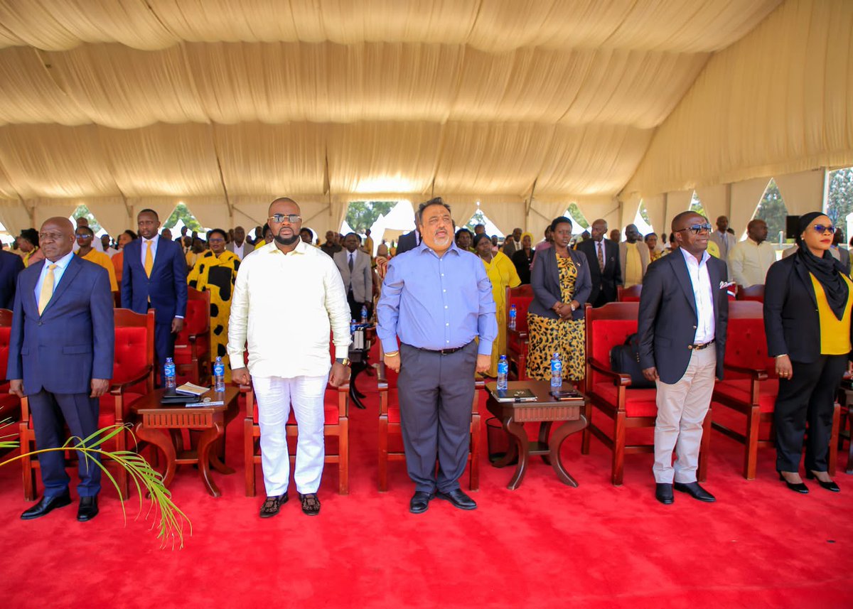 OMTICUganda's tweet photo. Hon. Sanjay Tanna is attending the #NRMParliamentaryCaucus at Kololo, where leaders are engaging on matters of national importance and Uganda’s development priorities. https://t.co/wzX3d2RCxa