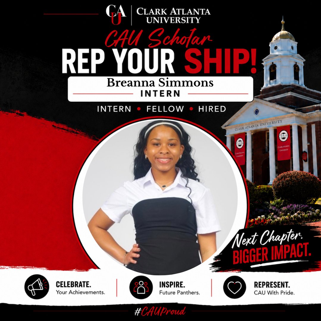 CAU's tweet photo. Sophomore Breanna Simmons (Poli Sci) interned with Freeport's City Council Office, attending weekly meetings and supporting the 5th Ward Alderwoman with event planning and record keeping. β€οΈπ€ #RepYourShip #CAUProud #PantherNation https://t.co/Q0xsx1cFMT
