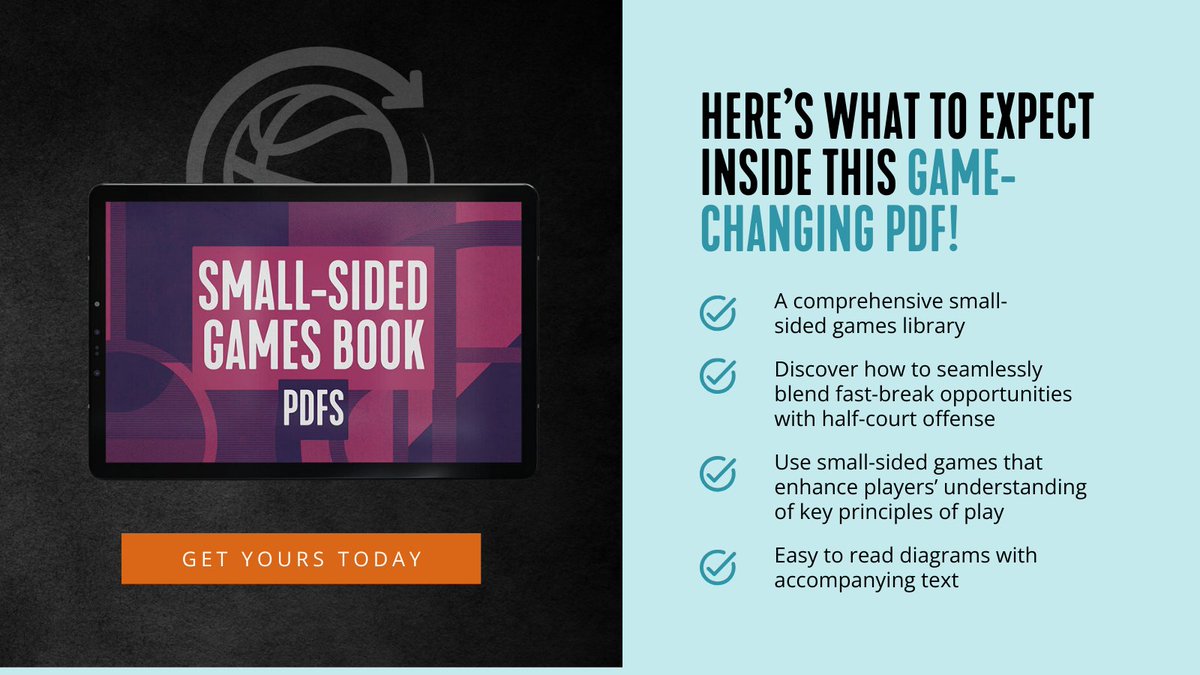 transformbball's tweet photo. Coaches worldwide are transforming their practices with our Small-Sided Games Book. Don’t get left behind 👉 https://t.co/cBZGVNNxQa https://t.co/y8GLgx15kE
