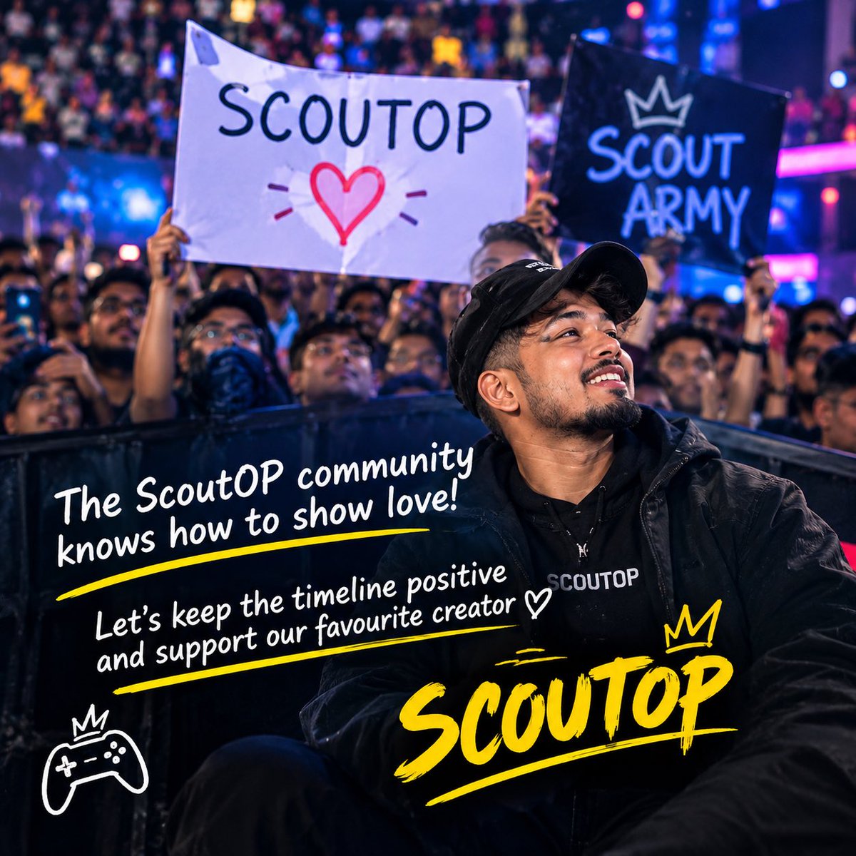 ScOut_fc__'s tweet photo. The ScoutOP community knows how to show love! Let’s keep the timeline positive and support our favourite creator 💙

SCOUT SHINING WITH GRACE https://t.co/GkNBbWluO1
