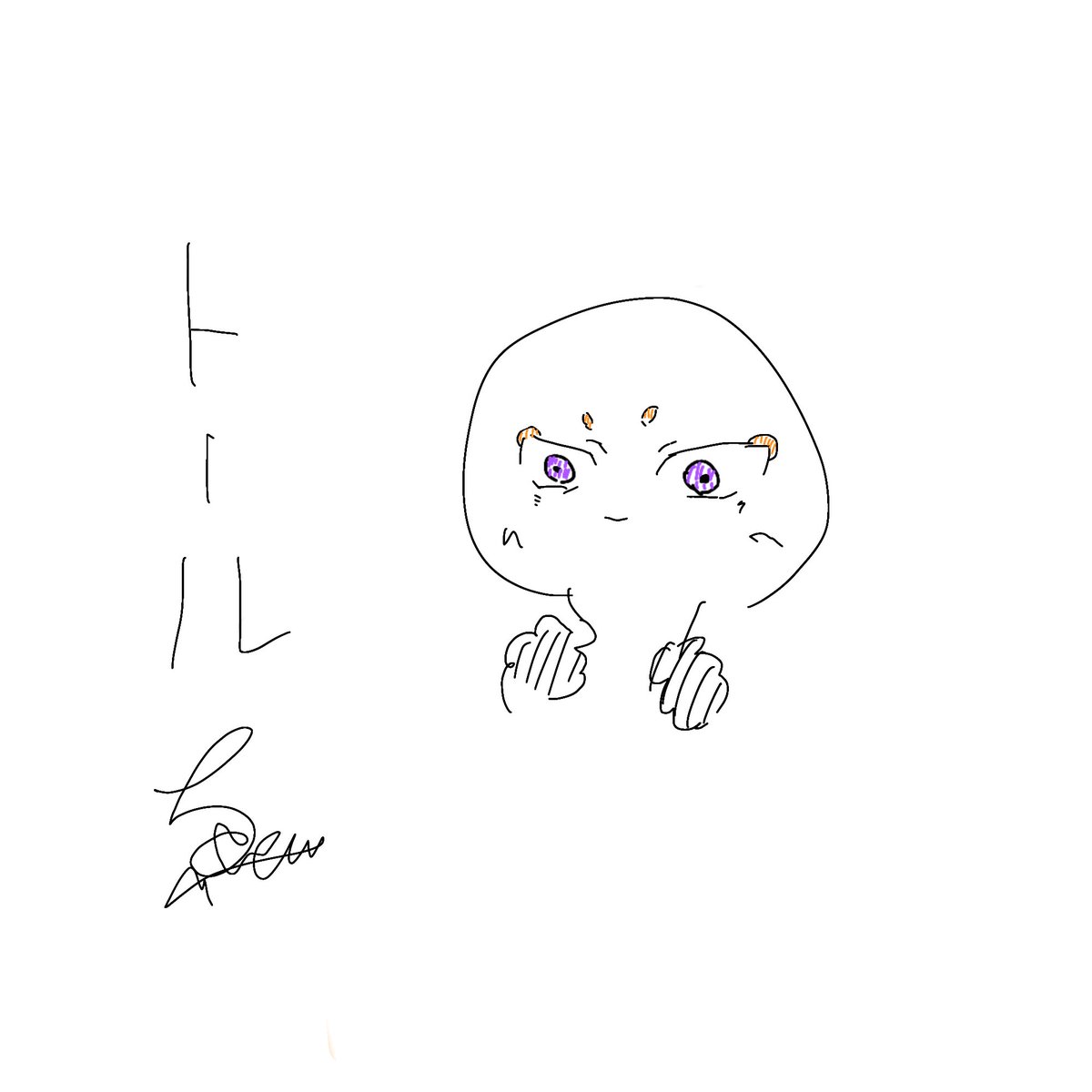o82kuroe's tweet photo. #三十秒で雑リア学生お絵描き
 @sasupepe_4C2 
メン失です🌙 https://t.co/sJF3b2Uu8K
