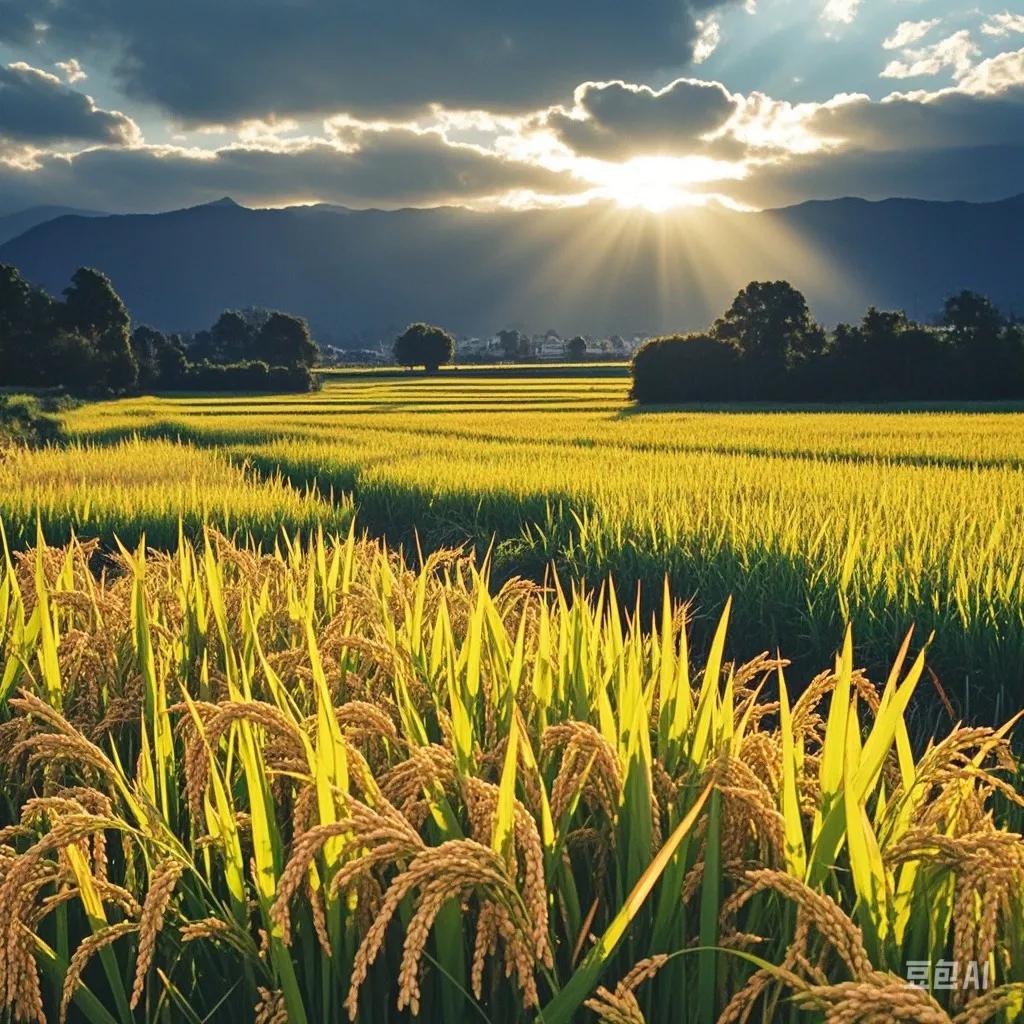 vrmmark873's tweet photo. Look at the golden field of禾猜咀潦稻under the sun, full of harvest vibes! https://t.co/2Un30Lqmp8
