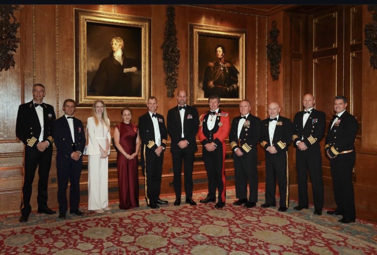 SabirahLohn's tweet photo. The Prince of Wales this week had an event for the 125th anniversary year of royal Navy submarine Service. Both serving submariners and veterans attended. What a grand affair! Pictures from the Prince and Prince of Wales Instagram https://t.co/b9gVYJmIPT