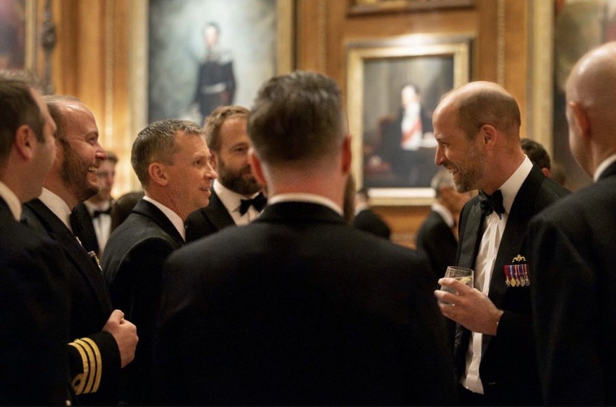 SabirahLohn's tweet photo. The Prince of Wales this week had an event for the 125th anniversary year of royal Navy submarine Service. Both serving submariners and veterans attended. What a grand affair! Pictures from the Prince and Prince of Wales Instagram https://t.co/b9gVYJmIPT