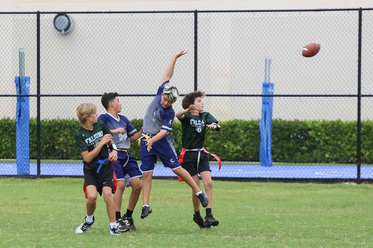 UnitySchoolFL's tweet photo. Our flag football team secured a fantastic win against St. Paul this week! We love seeing their teamwork and joy on the field. 💙🧡

Next week's games (all at 3:45 PM):
📅 10/6: JV Home vs Gulfstream
📅 10/7: Varsity Away @ St. Paul
📅 10/8: Varsity Home vs St. Vincent https://t.co/LkO9jTZQxI