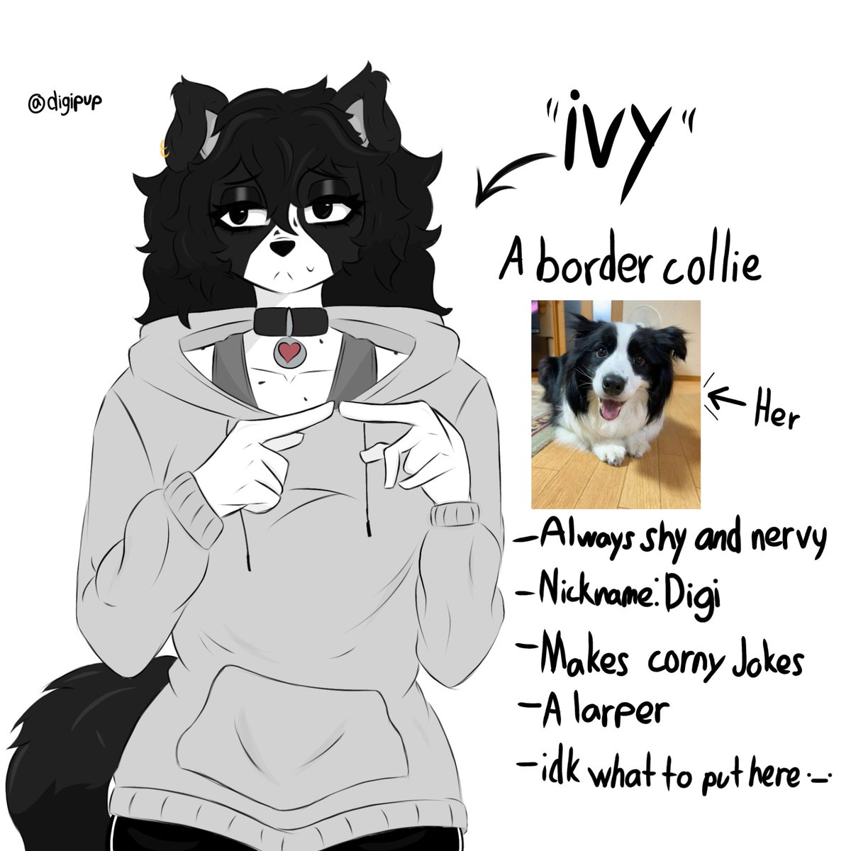 Digi_dog4's tweet photo. Oc introduction I guess 👀 https://t.co/beA2azmBB6