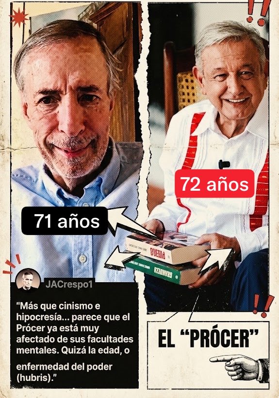 MIMA571130's tweet photo. Dice José Antonio Crespo que  a @lopezobrador_  
Lo está afectando la edad 😂😂😂😂😂😂😂😂😂😂
¿No se ha mirado al espejo? 

Por cierto, me tiene bloqueada https://t.co/IwQVb4NCYA